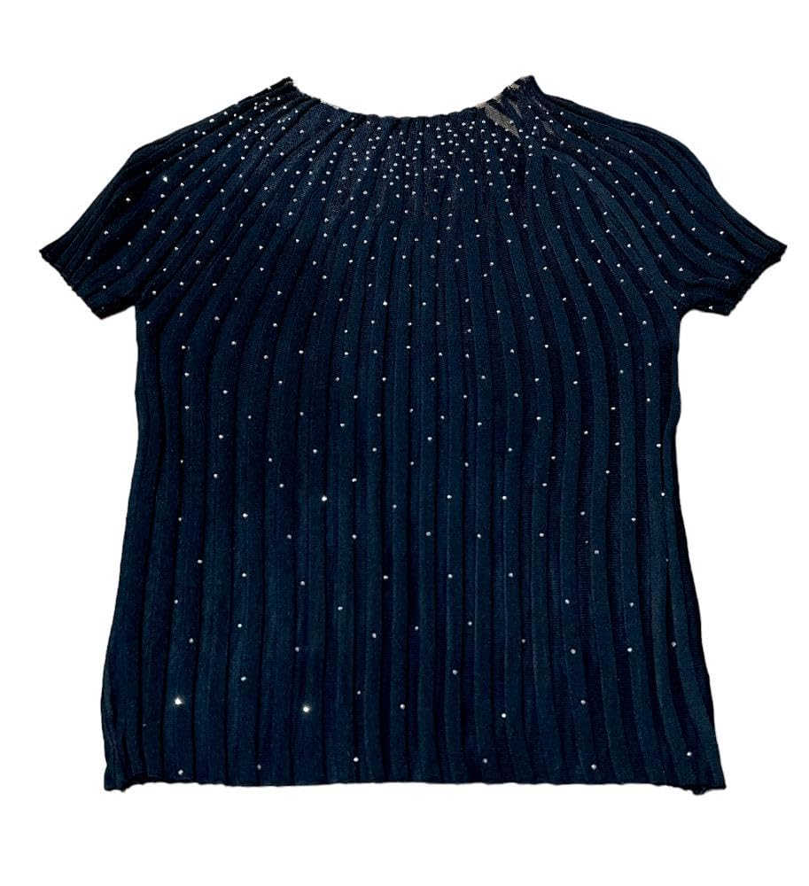 OUR 洗えるサマーニット　ブラック 楽天市場】【洋服の青山】洗える サマーニット レディース 半袖